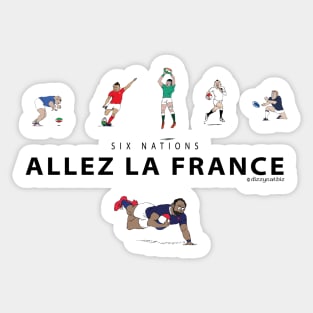 Six Nations rugby - Allez La France Sticker